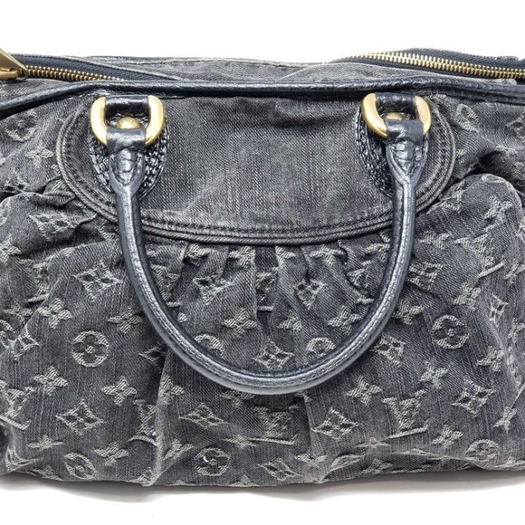 Louis Vuitton Neo Cabby MM Monogram Denim Hand Bag - Picture 6 of 14